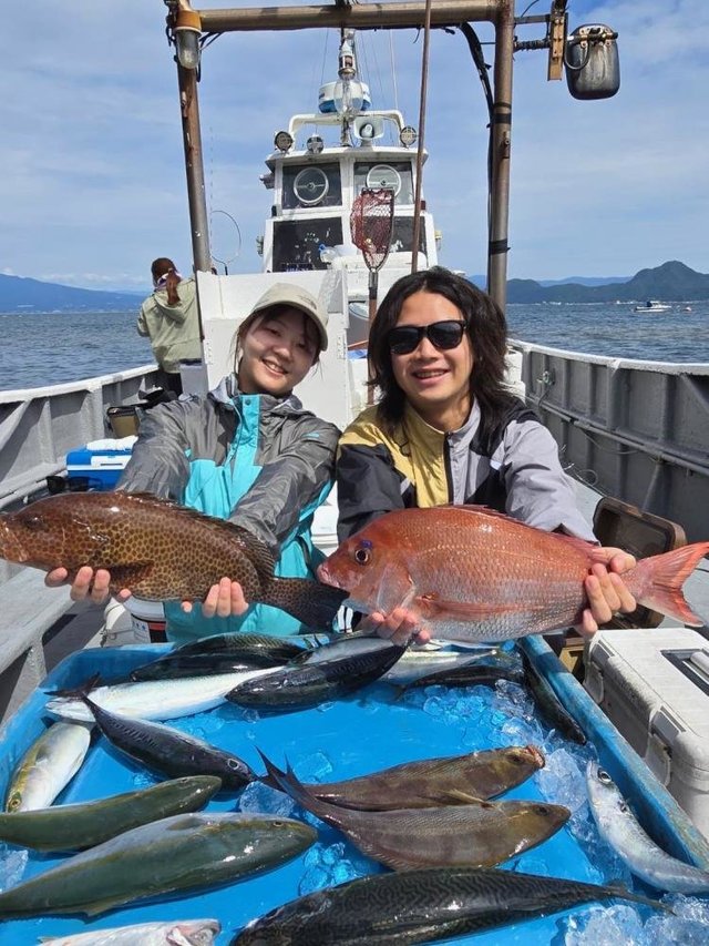 マダイ・イナダ(ブリ)・イサキ・ハタ(マハタ)・サバ(ゴマサバ)