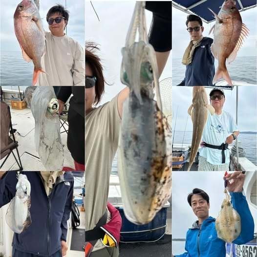 マダイ・コチ(マゴチ)・アオリイカ