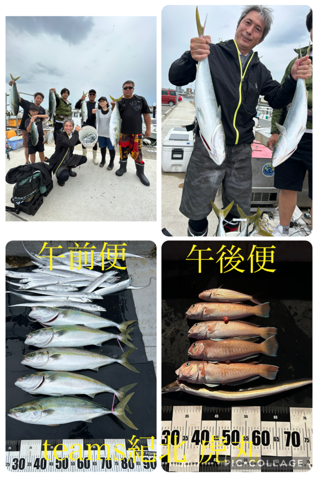 メジロ(ブリ)・シロアマダイ・イトヨリ(イトヨリダイ)・タチウオ・ハモ