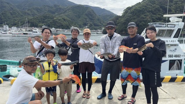 レンコダイ(キダイ)・イサキ・ウマヅラ(ウマヅラハギ)