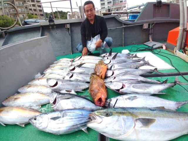 アコウ(キジハタ)・ブリ・カンパチ・ホンガツオ(カツオ)・ハカツオ(ハガツオ)・コシナガ