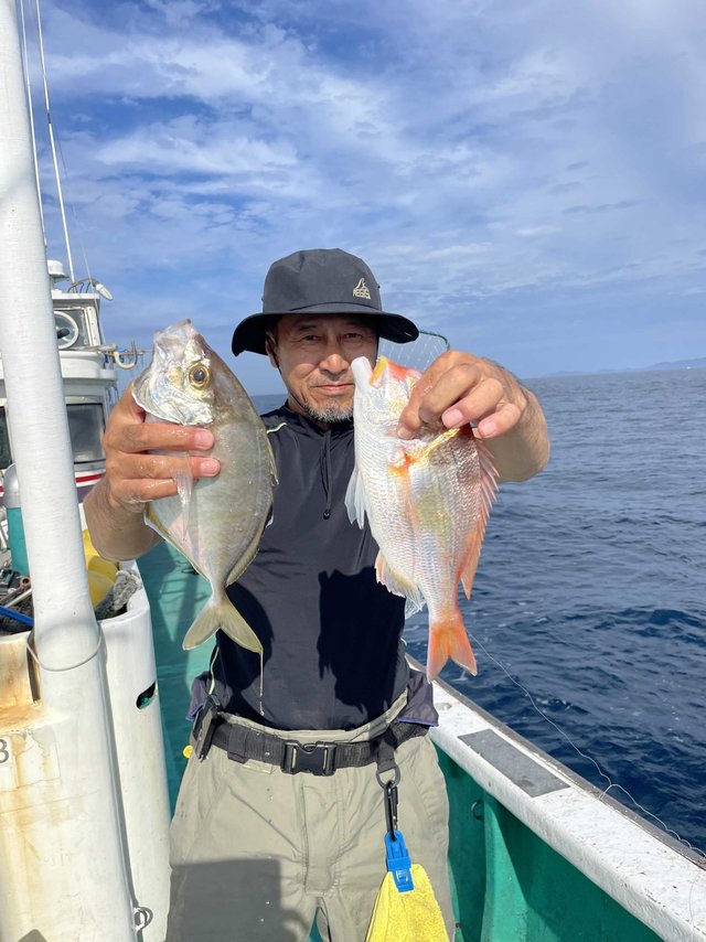 レンコダイ(キダイ)・メッキ(ロウニンアジ)