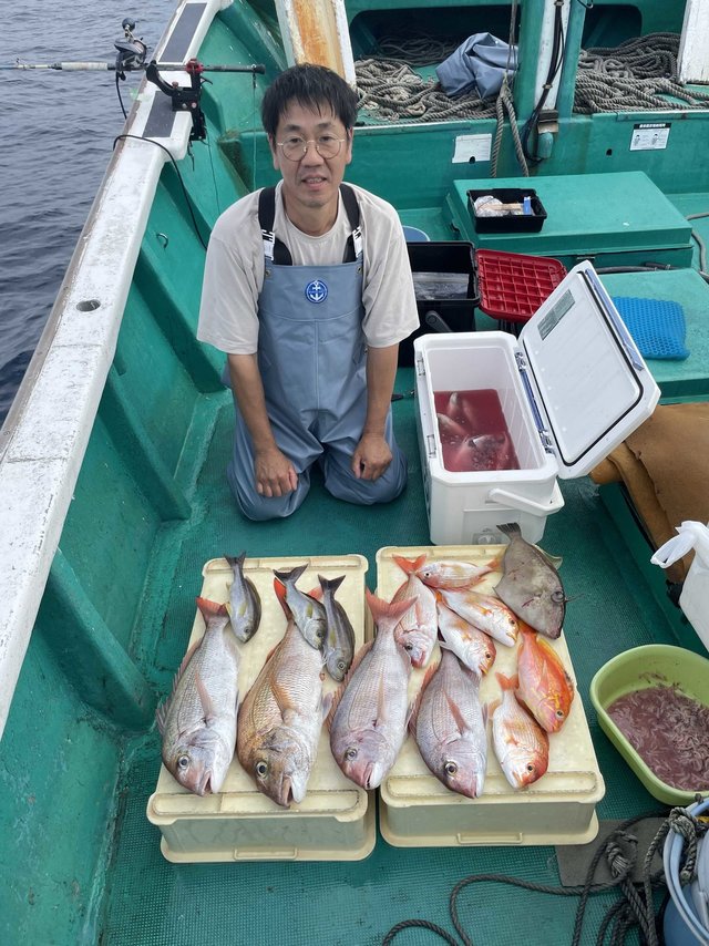 マダイ・レンコダイ(キダイ)・チダイ・アカイサギ(アカイサキ)・イサギ(イサキ)・ウマヅラ(ウマヅラハギ)