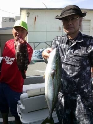 ワラサ(ブリ)・ハタ(マハタ)