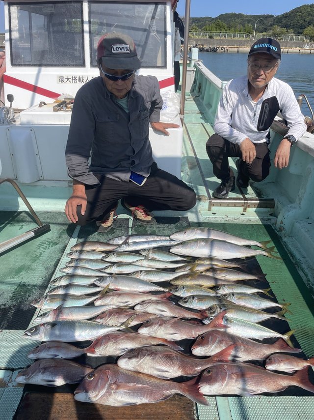 マダイ・マアジ・メジロ(ブリ)・イサキ・マサバ・サゴシ(サワラ)