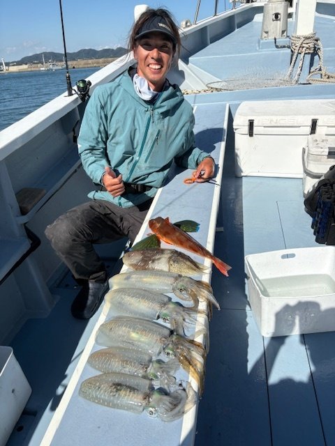 ホウボウ・アオリイカ・モンゴウイカ(カミナリイカ)