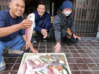 マダイ・アマダイ(アカアマダイ)・カワハギ