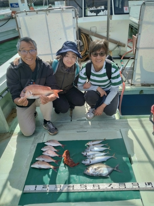 マダイ・チダイ・マアジ・カイワリ・マサバ