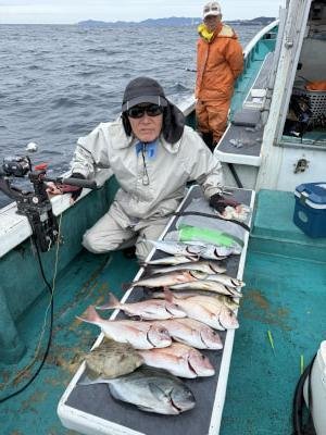 マダイ・メイチダイ・イサキ・カワハギ・スマガツオ(スマ)