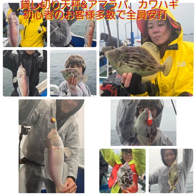 シロアマダイ・カワハギ