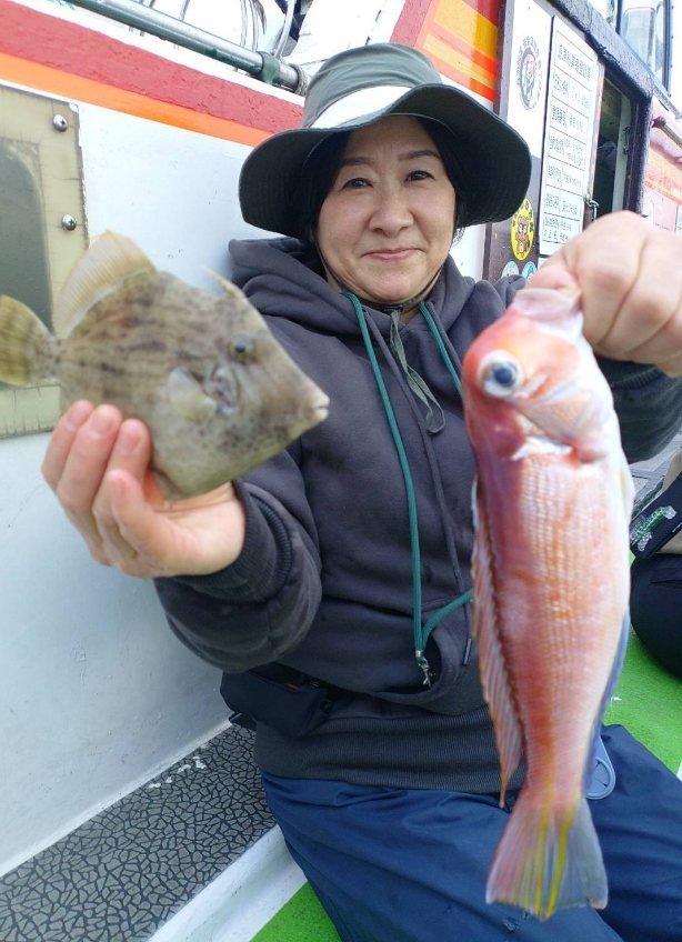 アマダイ(アカアマダイ)・カワハギ