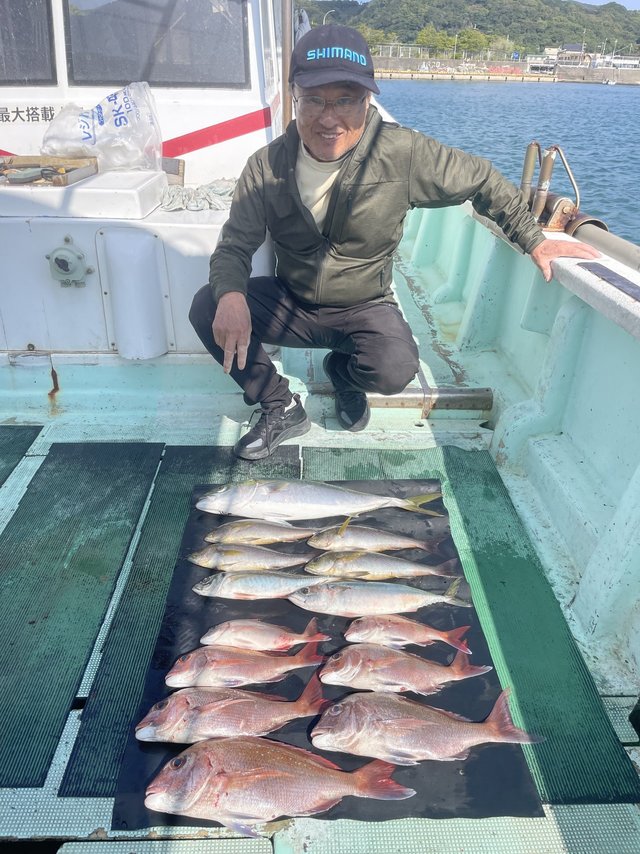 マダイ・マアジ・メジロ(ブリ)・イサキ・マサバ