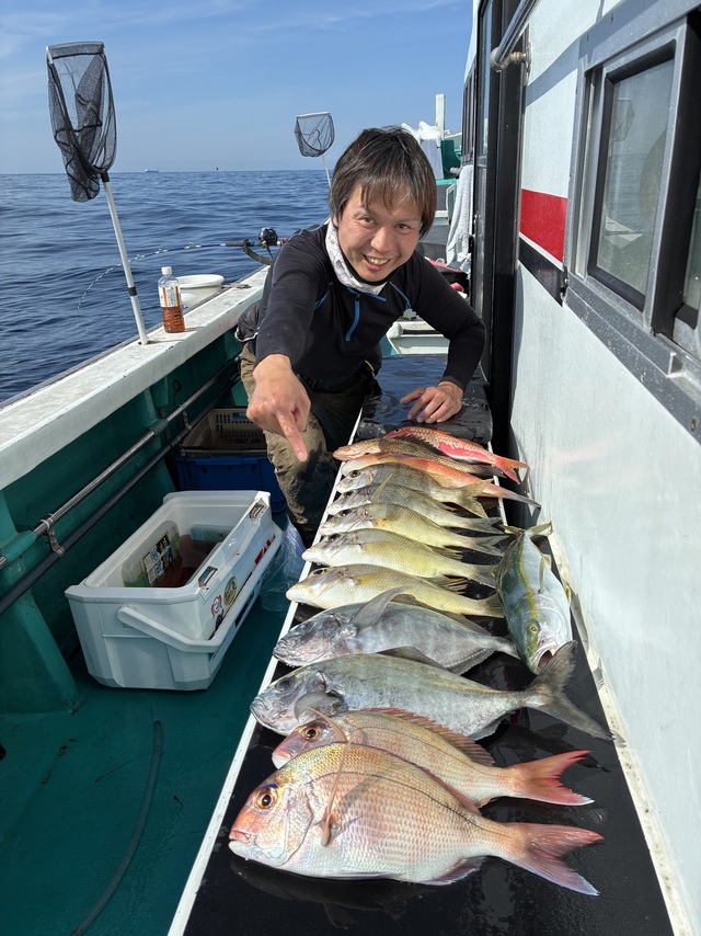 マダイ・オキアジ・ツバス(ブリ)・メイチダイ