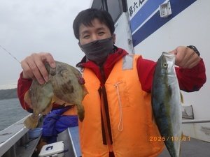 ハマチ(ブリ)・カワハギ