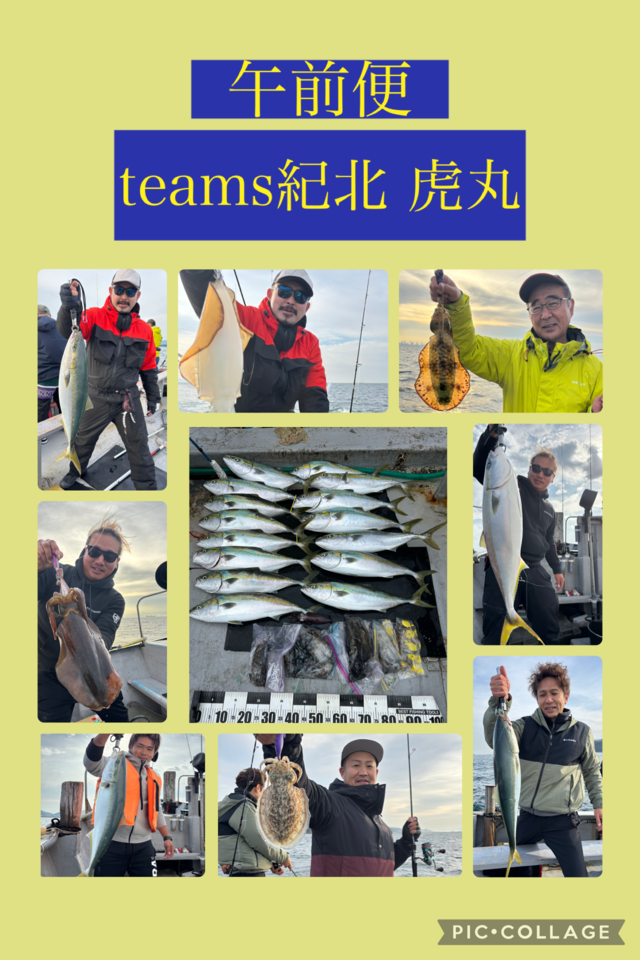 メジロ(ブリ)・アオリイカ・コウイカ