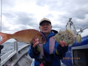 タイ(マダイ)・カワハギ