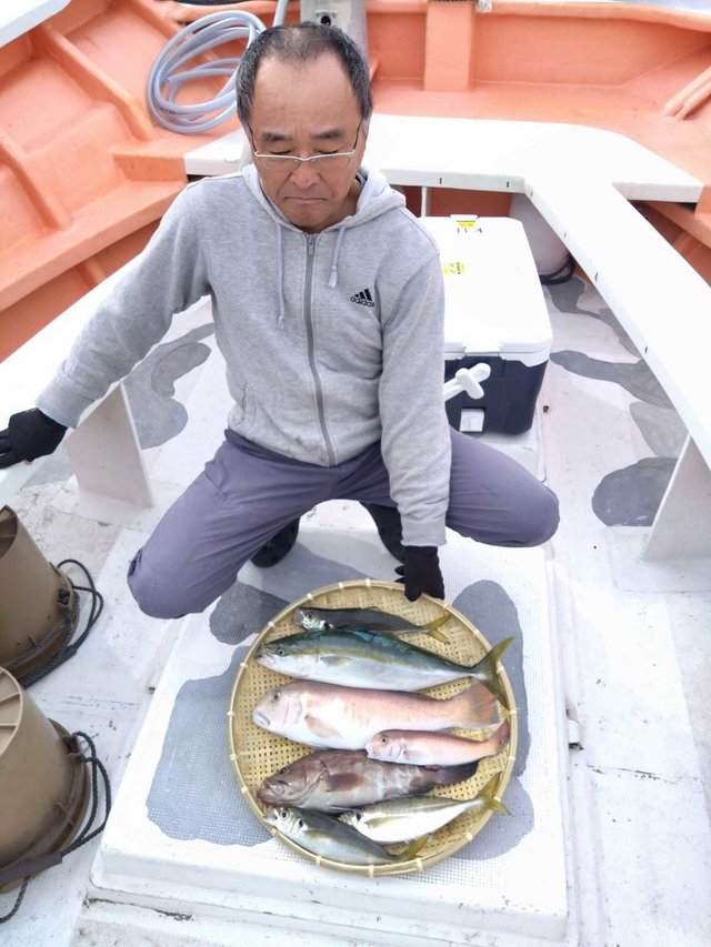 マハタ・アジ(マアジ)・イナダ(ブリ)・シロアマダイ