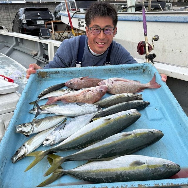 マダイ・アジ(マアジ)・イナダ(ブリ)・サバ(マサバ)・ソーダガツオ(マルソウダ)