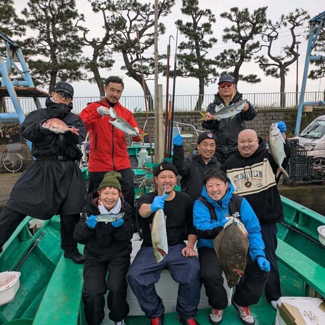 マダイ・ハナダイ(チダイ)・アオアジ(マルアジ)・カイワリ・イナダ(ブリ)・カンパチ・ソーダカツオ(ヒラソウダ)・ヒラメ