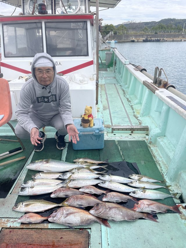 マダイ・マアジ・メジロ(ブリ)・イサキ・マサバ