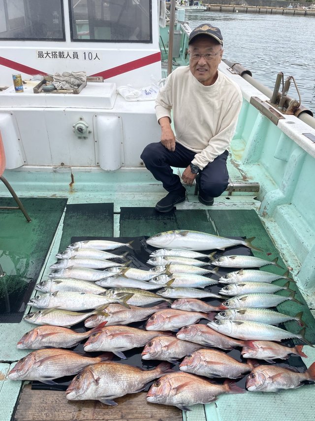 マダイ・マアジ・メジロ(ブリ)・マサバ