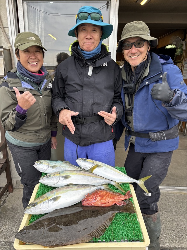 イナダ(ブリ)・ヒラメ