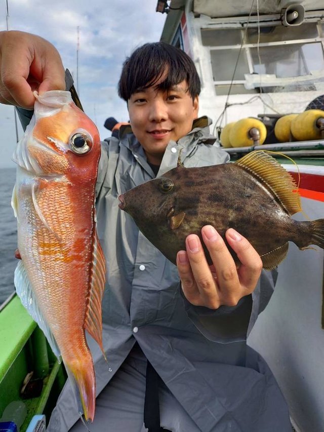 アマダイ(アカアマダイ)・カワハギ