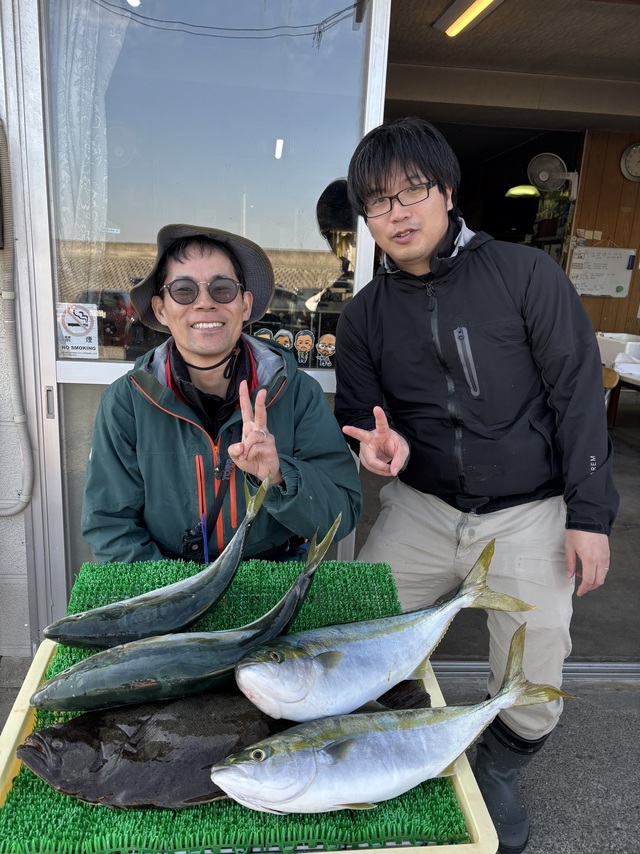 イナダ(ブリ)・ヒラメ