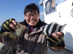 サンバソウ(イシダイ)・カワハギ