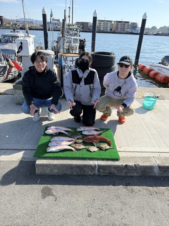 シロアマダイ・ホウボウ・カワハギ