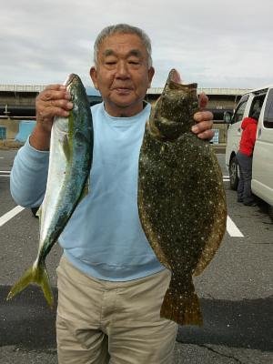 ワラサ(ブリ)・ヒラメ