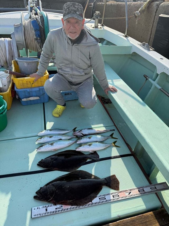 ワラサ(ブリ)・ハマチ(ブリ)・ヒラメ