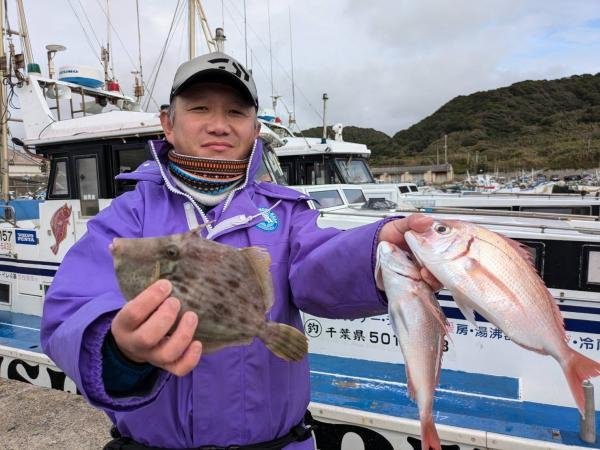 ハナダイ(チダイ)・カワハギ