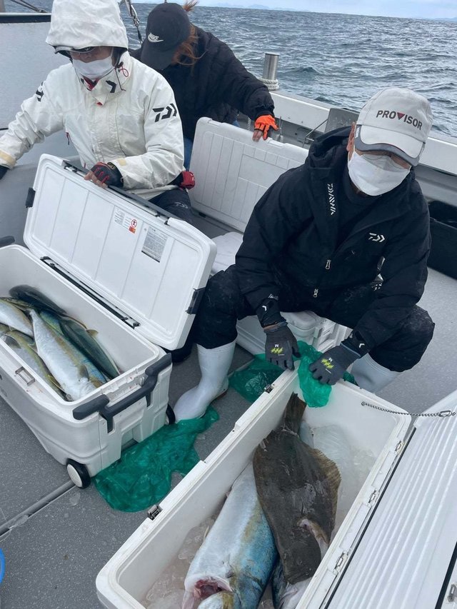 ヤズ(ブリ)・ヒラマサ・ヒラメ