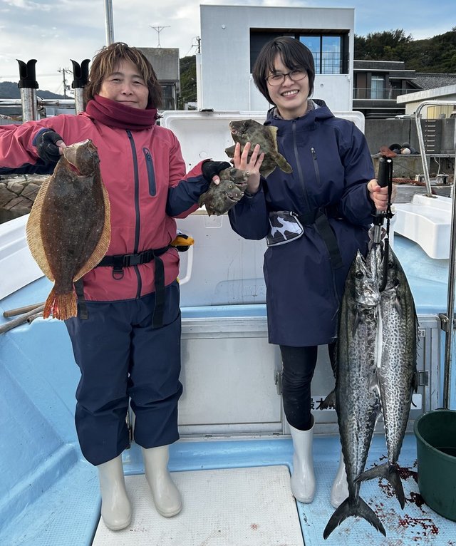 サワラ・ヒラメ・カワハギ