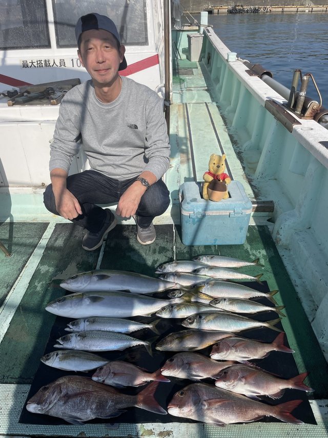 マダイ・マアジ・メジロ(ブリ)・イサキ・マサバ