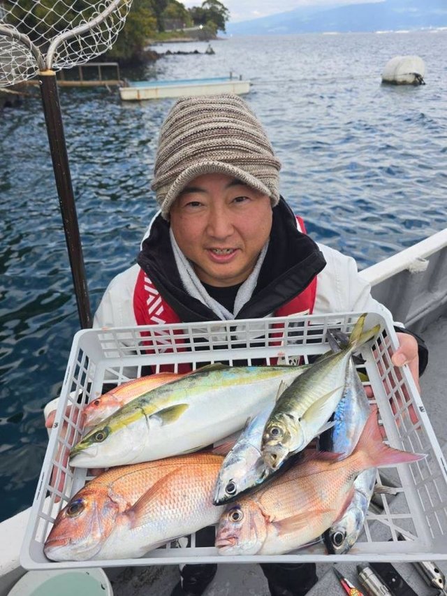 マダイ・アジ(マアジ)・イナダ(ブリ)・ヒラソウダ