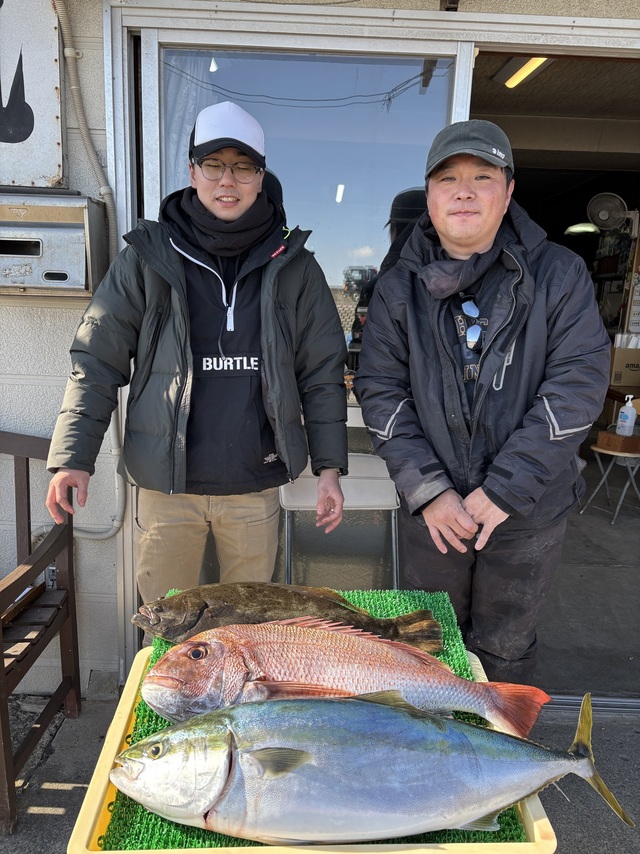 マダイ・ワラサ(ブリ)・ヒラメ