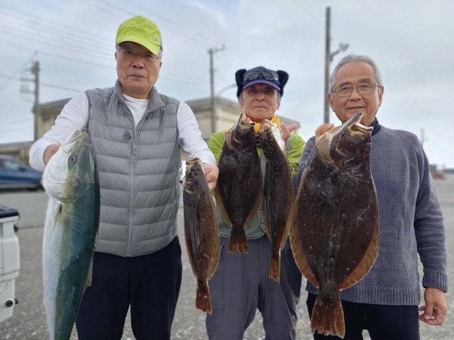 ワラサ(ブリ)・ヒラメ