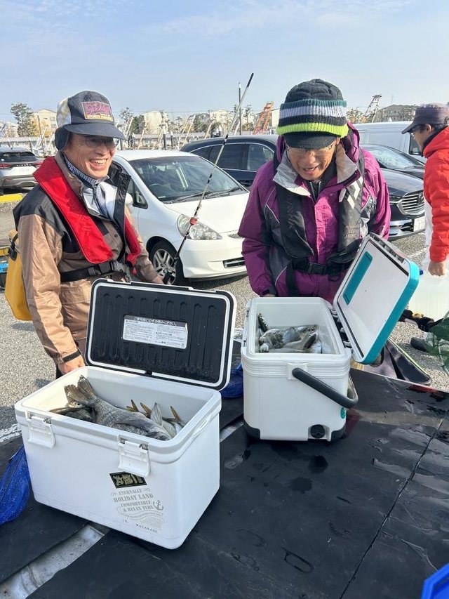 チヌ(クロダイ)・アジ(マアジ)