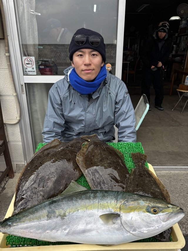 ワラサ(ブリ)・ヒラメ