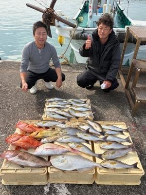 マダイ・チダイ・マハタ・オオモンハタ・メイチダイ・イサギ(イサキ)・ウッカリカサゴ