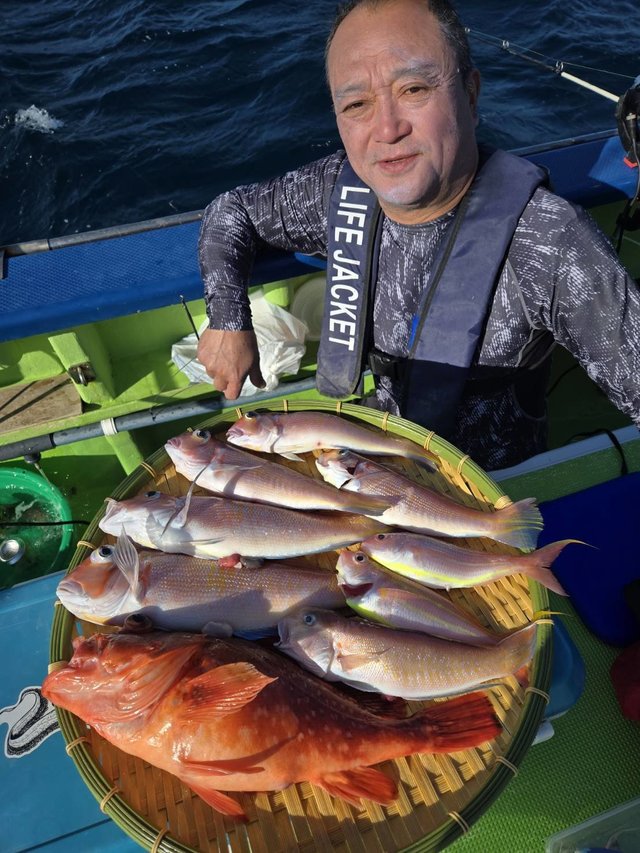 アマダイ(アカアマダイ)・イトヨリ(イトヨリダイ)・カサゴ