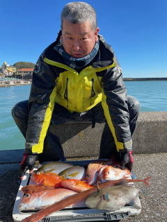 マダイ・イサキ・カサゴ・ウマヅラハギ・ヤガラ(アカヤガラ)