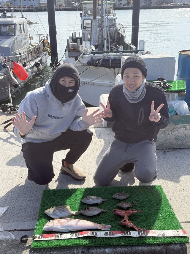 シロアマダイ・カワハギ