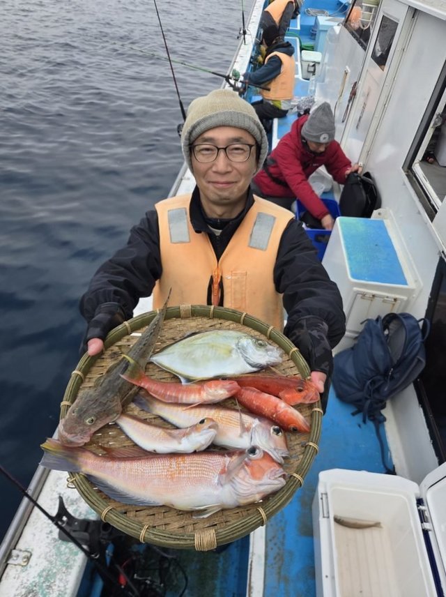 カイワリ・アマダイ(アカアマダイ)・アカボラ(ヒメコダイ)