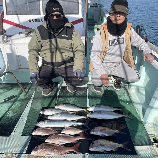 マダイ・ハマチ(ブリ)・サゴシ(サワラ)