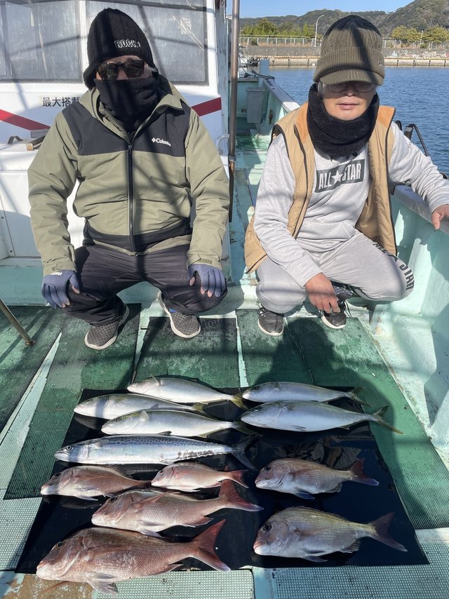 マダイ・ハマチ(ブリ)・サゴシ(サワラ)