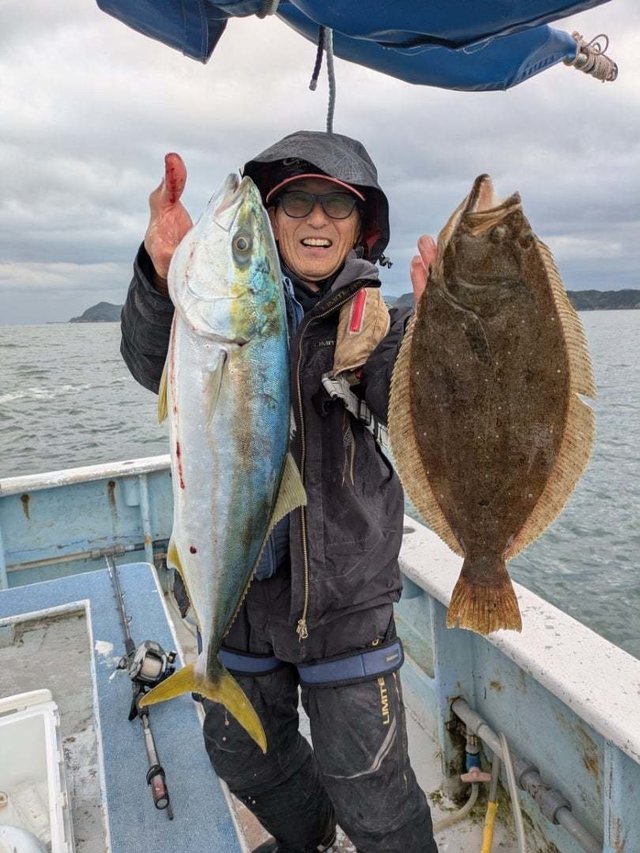 ワラサ(ブリ)・ヒラメ