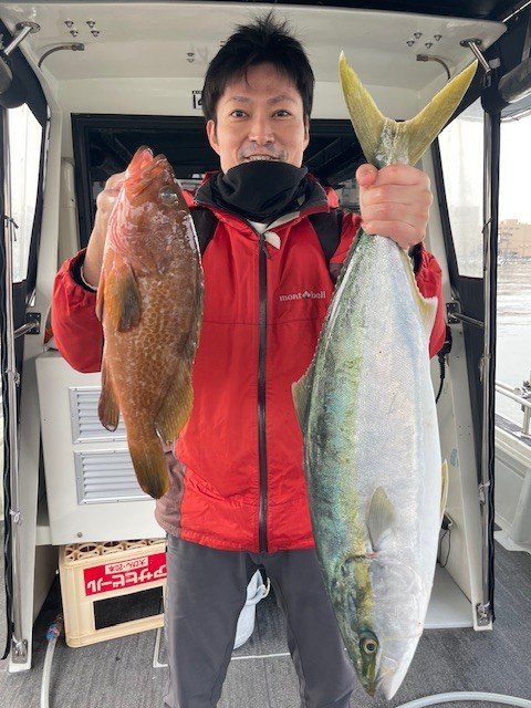 アコウ(キジハタ)・ハマチ(ブリ)